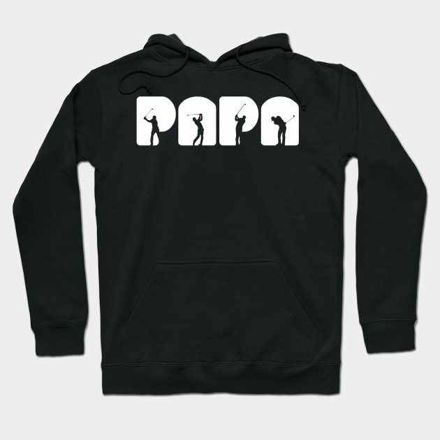 Papa Golf For For Dad Hoodie by SperkerFulis
